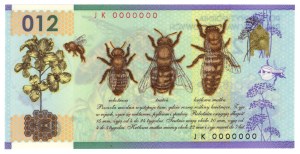 PWPW, 012, test bill, Honeybee, 2012