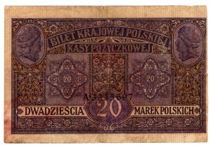 20 Polish marks 1917, JENEREAL