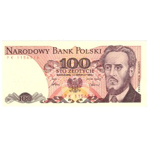 100 Złotych, 1986, seria PK