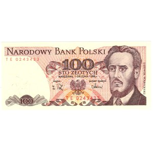 100 Złotych, 1988, seria TE