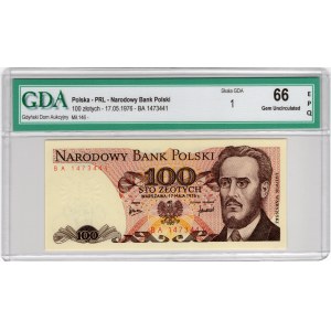 100 Złotych 1976, seria BA