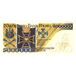 5 milionów złotych 1995, seria CM - z autografem Pana Czesława Miłczaka