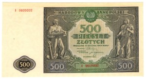 500 zloty 1946, series I