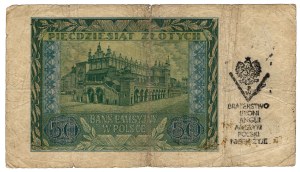 50 Gold 1940, series C - overprint BROTHERHOODS OF ANGLIA AMERICA POLITICIANS LIVE