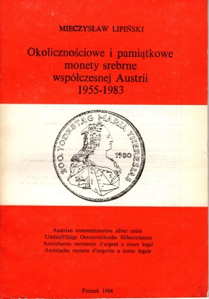 Mieczyslaw Lipinski, Occasional and commemorative silver coins of modern Austria 1955- 1983