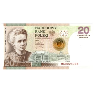 20 złotych 2011, Maria Skłodowska-Curie