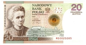 20 zl 2011, Maria Skłodowska-Curie