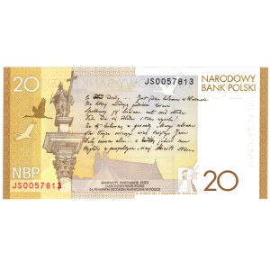20 złotych 2009, Juliusz Słowacki