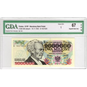 2 000 000 Złotych 1993, seria B