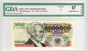 2,000,000 Zlotys 1993, Series B