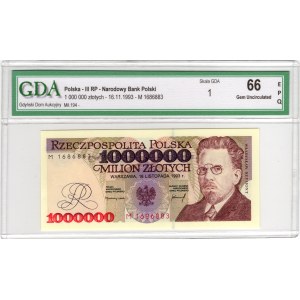 1 000 000 Złotych 1993, seria M