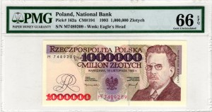 1,000,000 Zlotys 1993, series M