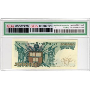 500 000 Złotych 1990, seria K