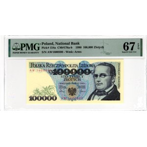 100 000 Złotych 1990, seria AW