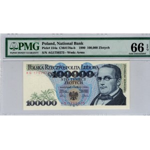 100 000 Złotych 1990, seria AG