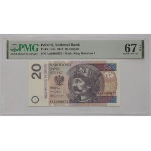 20 Złotych 2012, seria AA