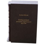 Czesław Miłczak „KATALOG POLSKICH PIENIĘDZY PAPIEROWYCH OD 1794”, Czwarta próba druku cyfrowego z autografem autora