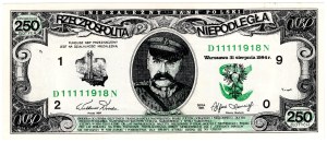 Independent Bank of Poland, 250 zloty, 31.08.1984, Solidarity