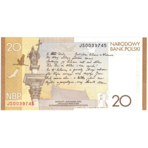 20 złotych 2009, Juliusz Słowacki