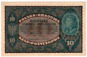 10 Polish marks 1919, 2nd Series CT