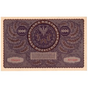 1 000 marek polskich 1919, II Serja G