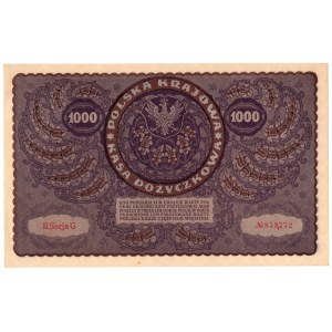1 000 marek polskich 1919, II Serja G