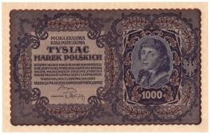 1,000 Polish marks 1919, 3rd Series AH