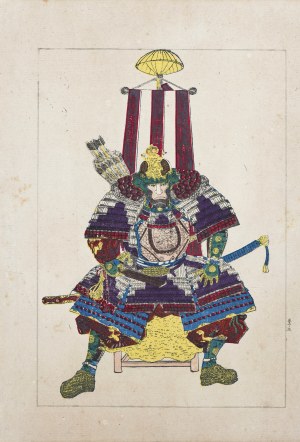 Utagawa Kuniyoshi (1798 - 1861), Oda Nobutaka, z serii „Z życia bohaterów Taiheiki - Powieści o wielkim pokoju