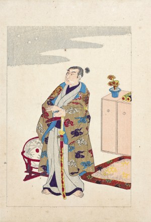 Utagawa Kuniyoshi (1798 - 1861), Takenaka Shigeharu, z serii „Z życia bohaterów Taiheiki - Powieści o wielkim pokoju