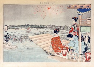 Matsutani (1870-1965, noto anche come Matsutani Shoun o Yamamoto Shoun), Festival estivo di Osaka, da 