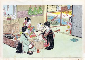 Author unknown, Women in a cantina, from 