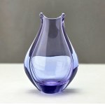 Vase M. Klinger glassworks Zelezny Brod - 1960s
