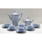 Unique blue Art Deco porcelain - mocha set circa 1930 - Epiag