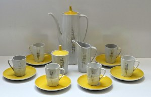 Ćmielów - Goplana coffee service designed by W. Potacki 1960s
