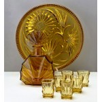 Art Deco liquor set - Hermanowa Hut Czechoslovakia-the 1930s