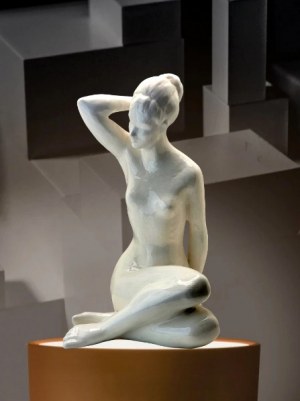 Kokrda - Large ceramic figure - Czechoslovakia 1968
