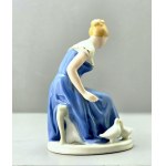 Kopciuszek - porcelanowa figurka Royal Dux - Czechosłowacja lata 60-te