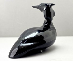 Perkoz - figurka ceramiczna Jihokera proj. M. Smutny - Czechosłowacja lata 60-te
