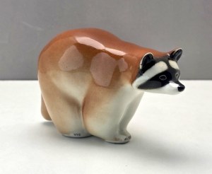 Szop pracz - porcelanowa figurka z wytwórni Łomonosow - Petersburg lata 70-te
