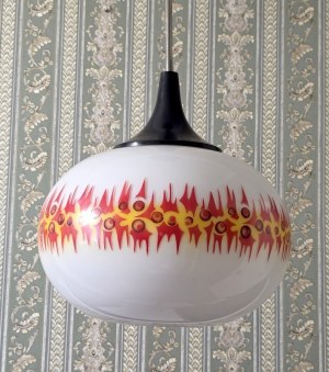 Lampa Napako w stylu Space Age lata 70te Czechosłowacja New Look