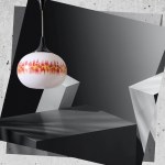 Space Age style Napako lamp 1970s Czechoslovakia New Look