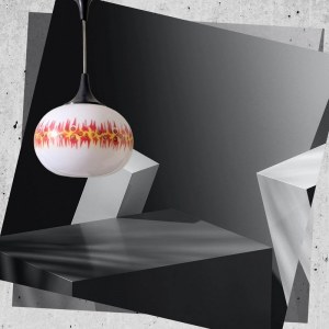 Lampa Napako w stylu Space Age lata 70te Czechosłowacja New Look