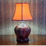 WMF glass table lamp Ikora Germany 1st half of 20th century.