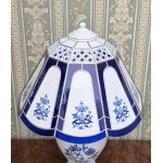 Niespotykana porcelanowa lampka z fabryki porcelany Dubi - Czechosłowacja I połowa XX wieku