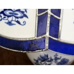 Niespotykana porcelanowa lampka z fabryki porcelany Dubi - Czechosłowacja I połowa XX wieku