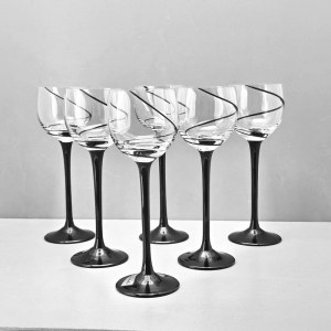 Set of six crystal wine glasses - Bohemia - Crystalex