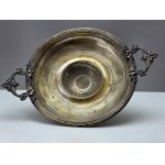 Plewkiewicz silver-plated platter in Art Nouveau style