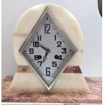 Art Deco mantel clock with deer figure