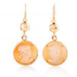 Earrings, 2nd half of the 20th century.