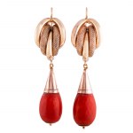 Earrings, 2nd half of the 20th century.